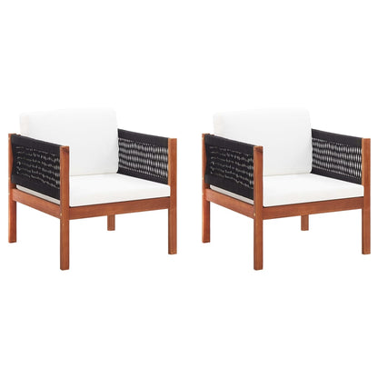 Zahradní S Poduškami Masivní Akáciové Dřevo