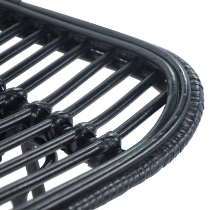 Barové Židle 2 Ks Černé Ratan