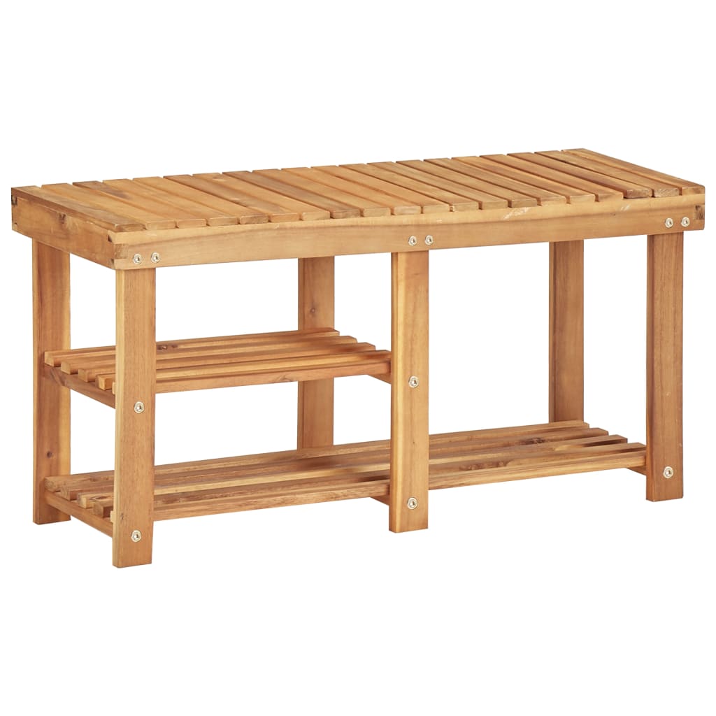 Botník 90 X 32 X 46 Cm Masivní Akáciové Dřevo