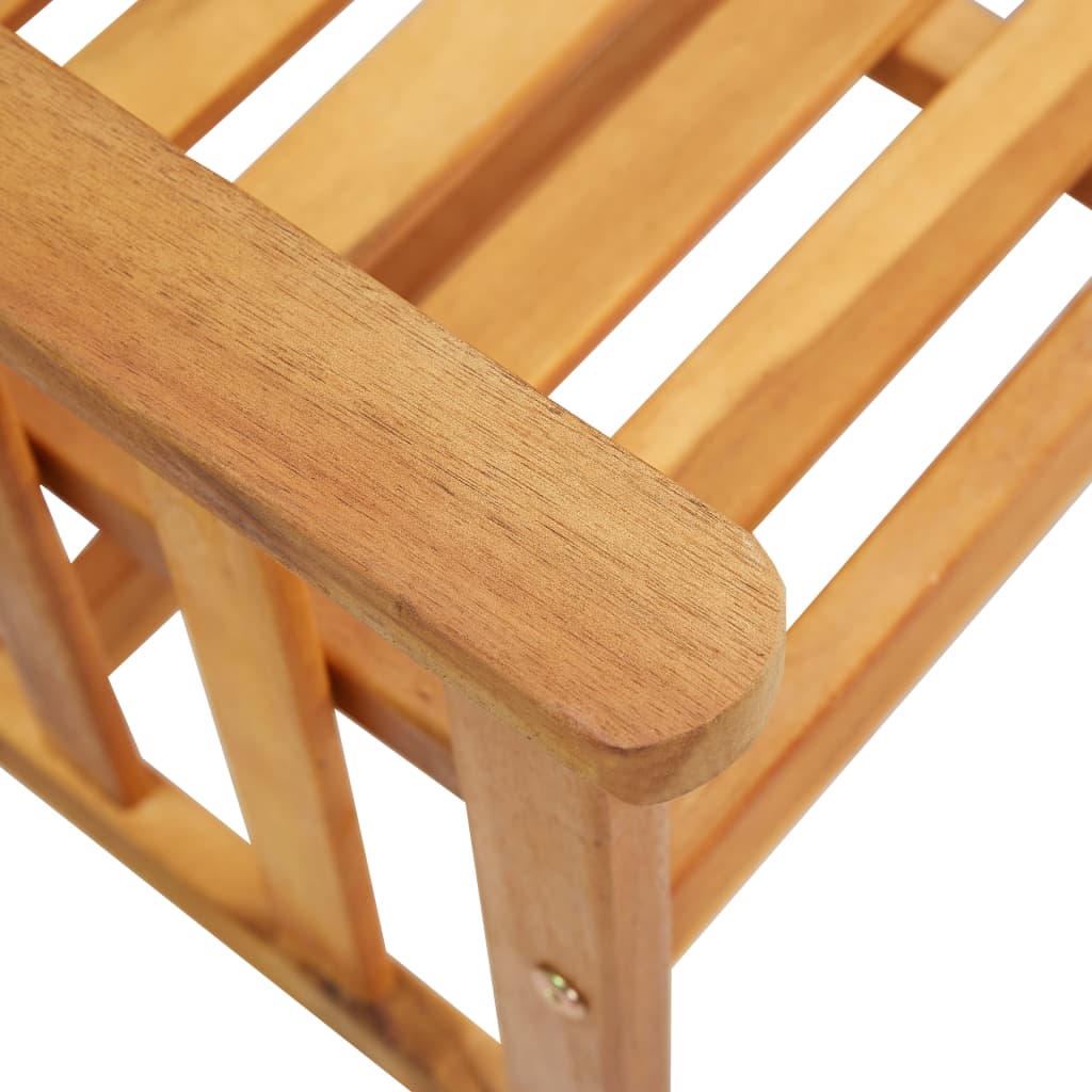 Zahradní Židle S Čajovým Stolkem 159X61X92 Cm Masivní Akácie