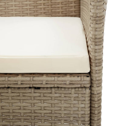 Zahradní Křesla S Poduškami 2 Ks Polyratan