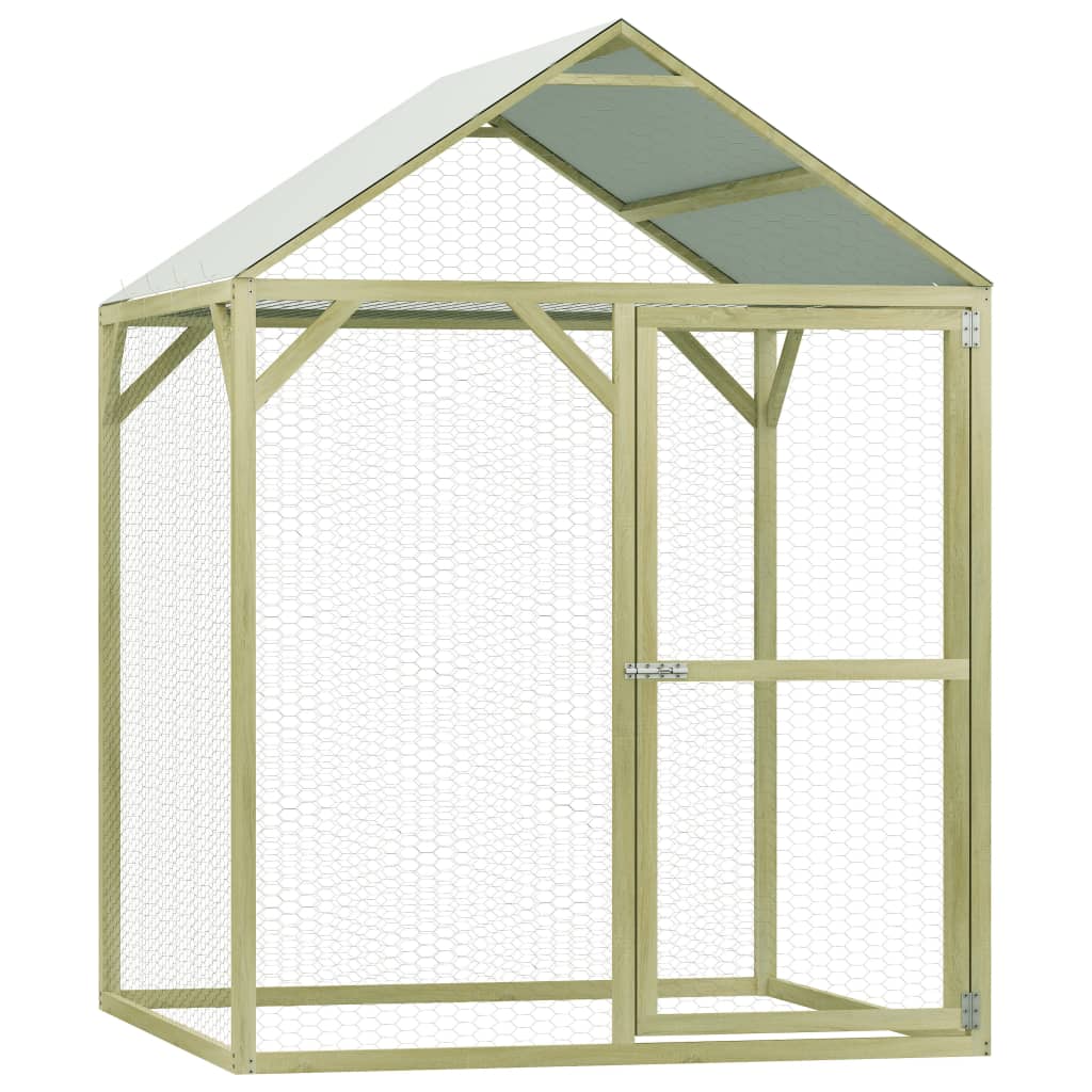 Klec Pro Kuřata 1,5 X 1,5 X 2 M Impregnovaná Borovice