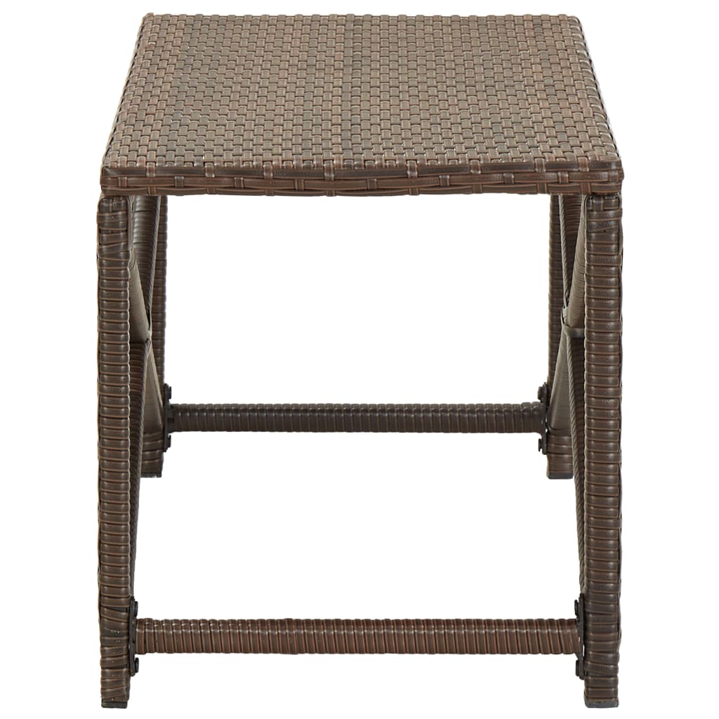 Zahradní Lavice Polyratan Hnědá