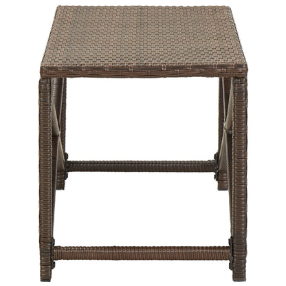 Zahradní Lavice Polyratan Hnědá