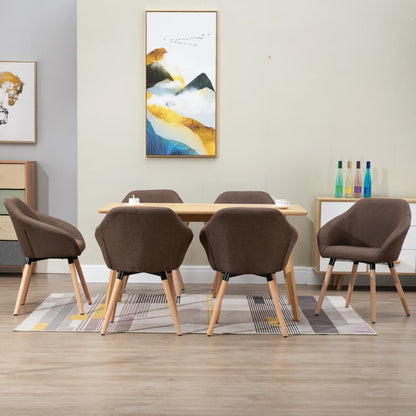 Jídelní Židle 2 Ks Žluté Textil