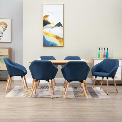 Jídelní Židle 2 Ks Žluté Textil