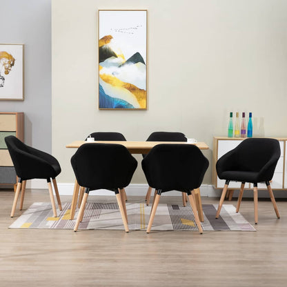 Jídelní Židle 2 Ks Žluté Textil