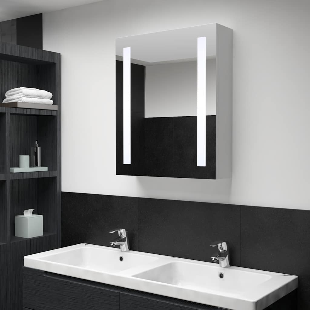 Led Koupelnová Skříňka Se Zrcadlem