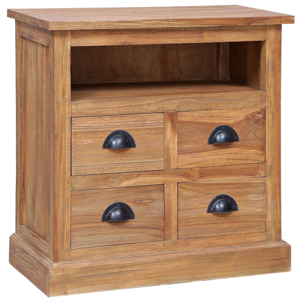 Vodaxl Odkládací Skříňka 60 X 30 X 60 Cm Masivní Teak