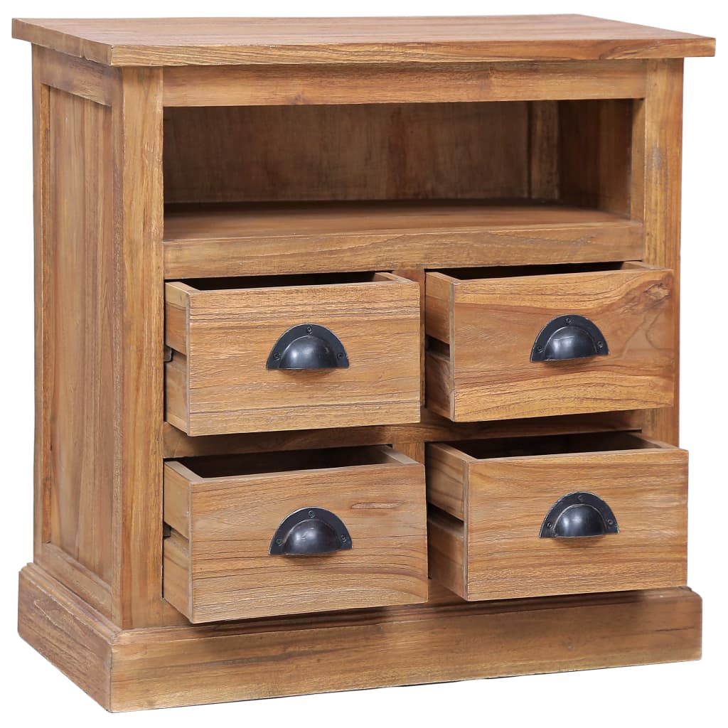 Vodaxl Odkládací Skříňka 60 X 30 X 60 Cm Masivní Teak