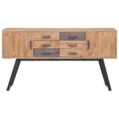Vodaxl Odkládací Skříňka 110X30X75 Cm Masivní Teak
