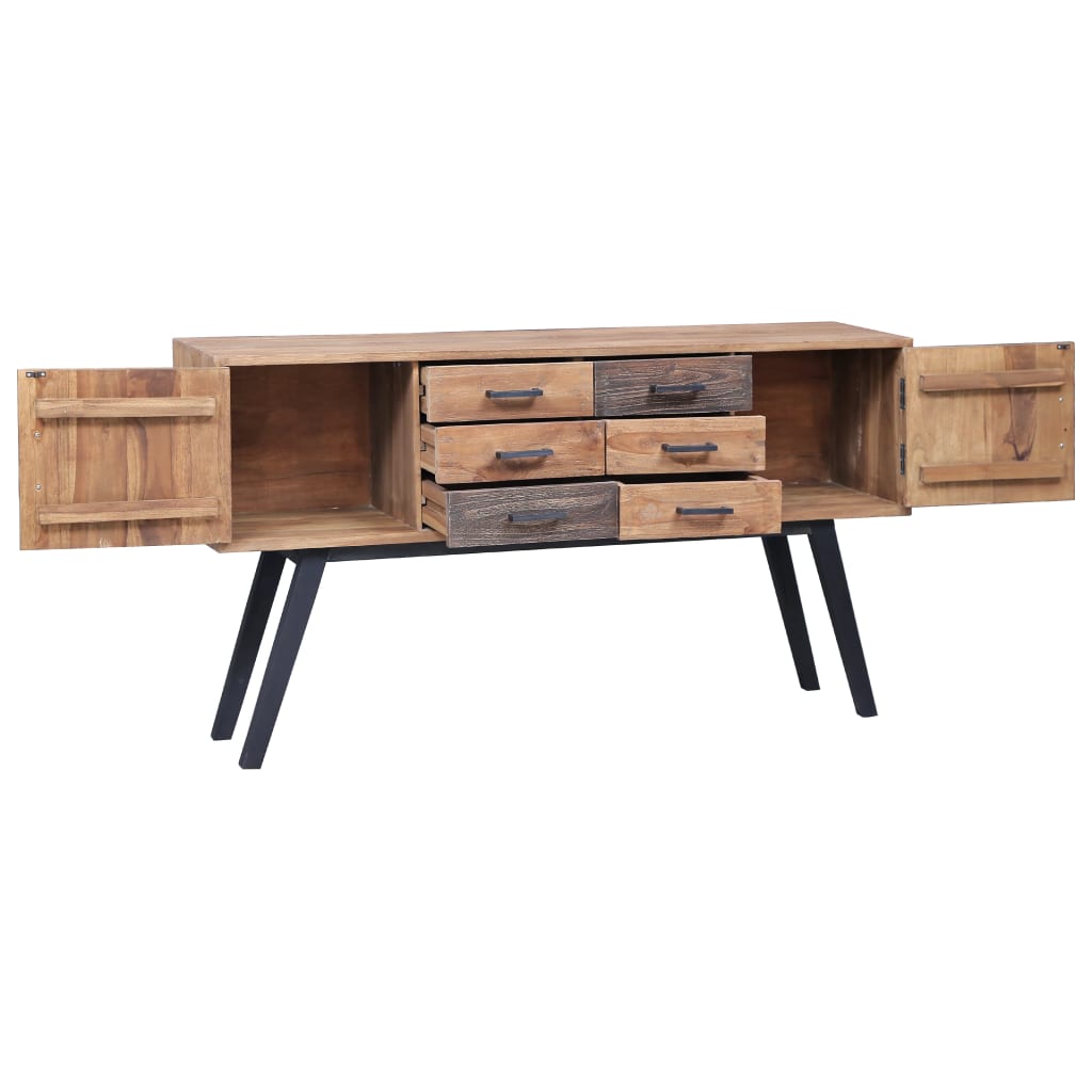 Vodaxl Odkládací Skříňka 110X30X75 Cm Masivní Teak