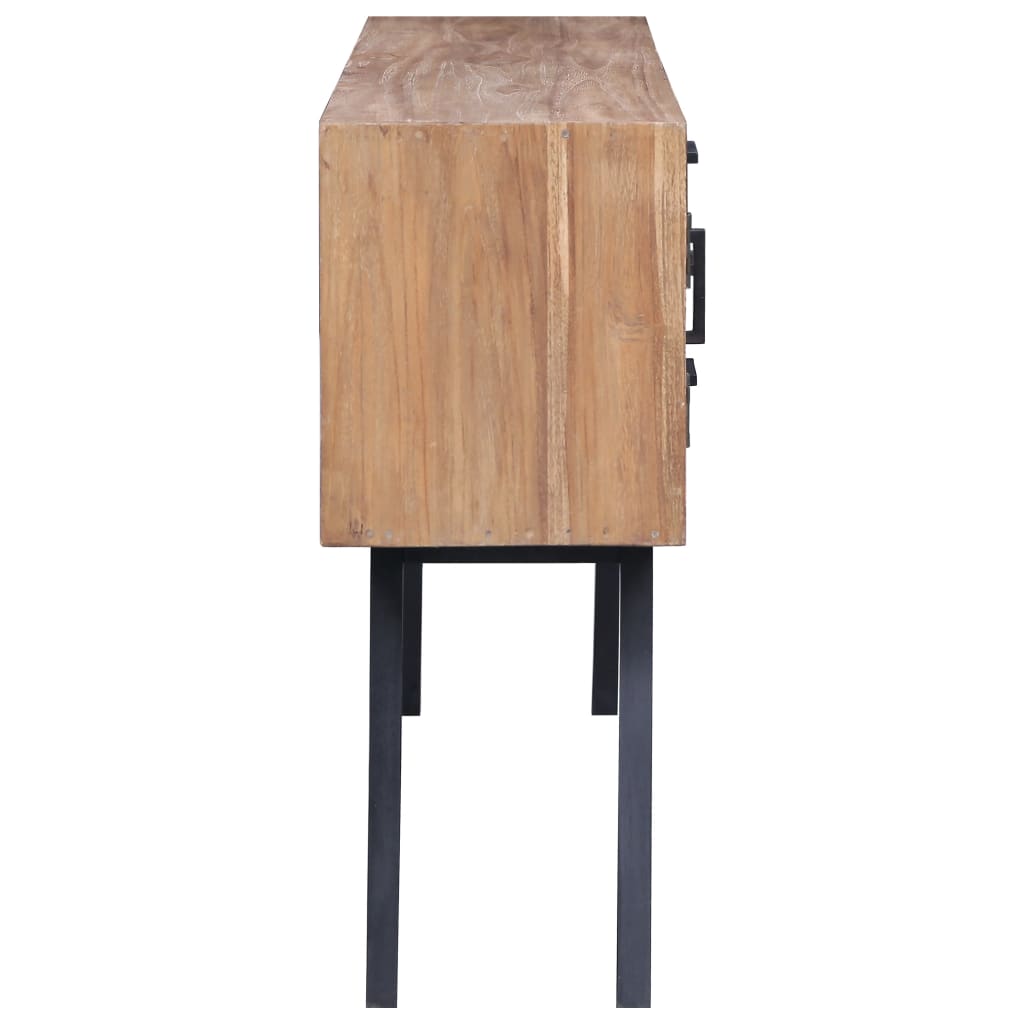Vodaxl Odkládací Skříňka 110X30X75 Cm Masivní Teak
