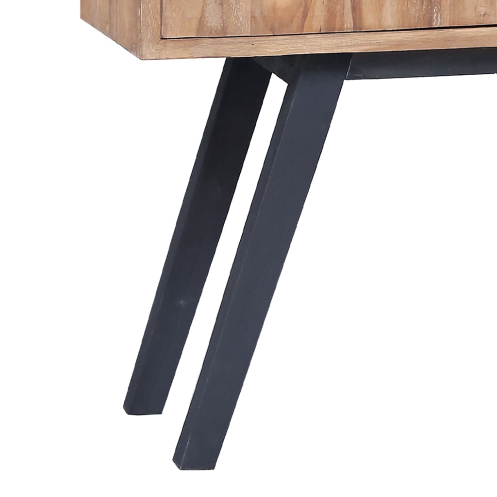 Vodaxl Odkládací Skříňka 110X30X75 Cm Masivní Teak