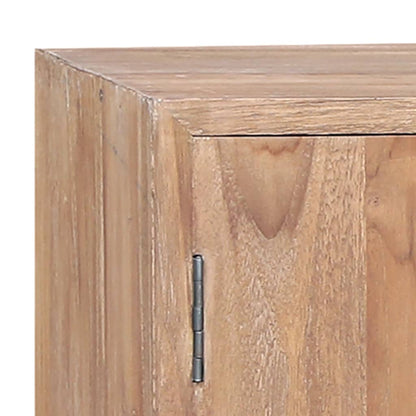 Vodaxl Odkládací Skříňka 110X30X75 Cm Masivní Teak