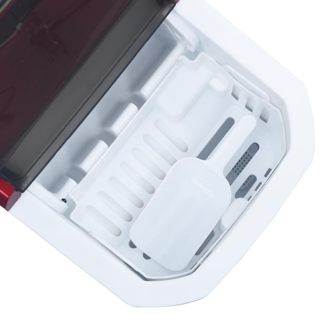 Výrobník Ledových Kostek Červený 1,4 L 15 Kg/24 H