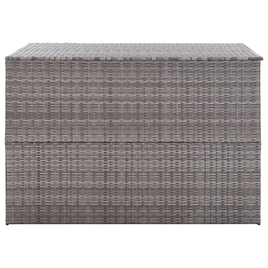 Zahradní Úložný Box Šedý 150 X 100 X 100 Cm Polyratan