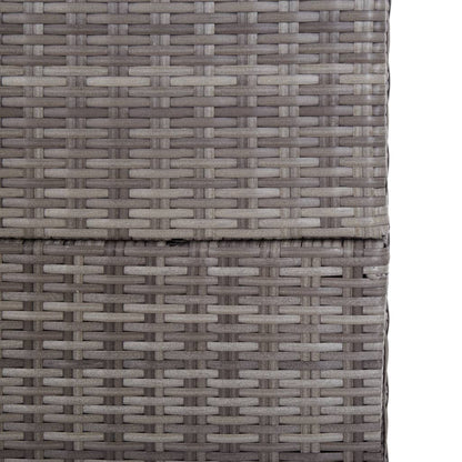 Zahradní Úložný Box Šedý 150 X 100 X 100 Cm Polyratan