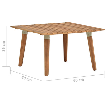 Zahradní Konferenční Stolek 60 X 60 X 36 Cm Masivní Akácie