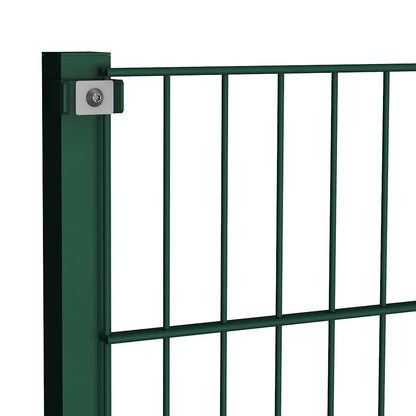 Plotový Panel Se Sloupky Železný 522 X Zelený