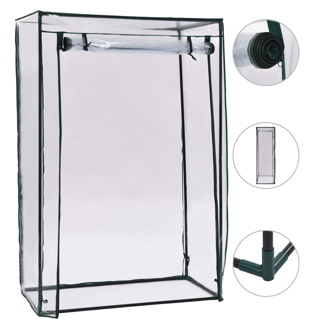 vidaXL Skleník na rajčata 102 x 52 x 150 cm