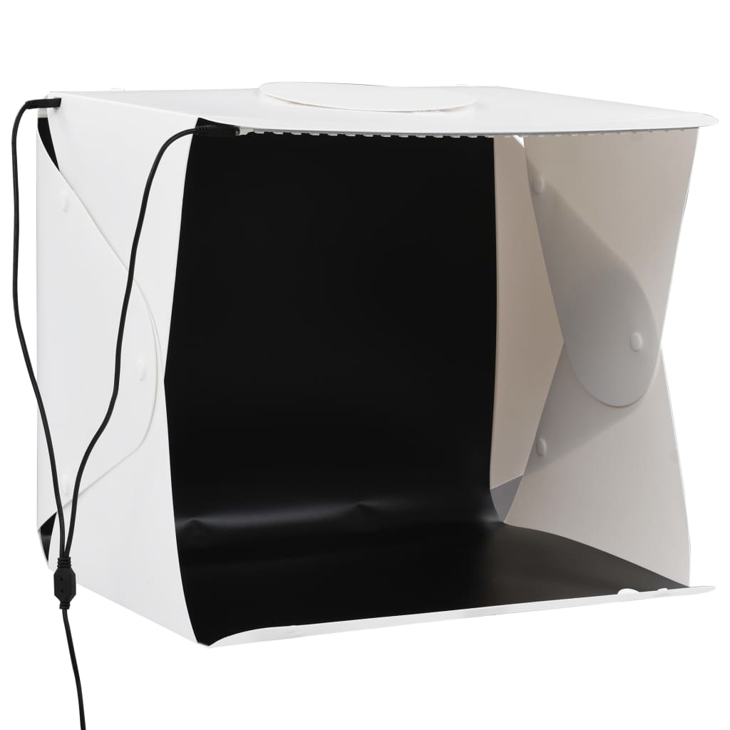 Skládací Led Softbox Pro Foto Studio Plast Bílý