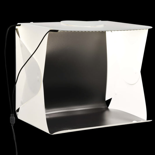 Skládací Led Softbox Pro Foto Studio Plast Bílý