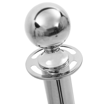 3Dílná Sada Vip Vymezovacích Sloupků Nerezová Ocel