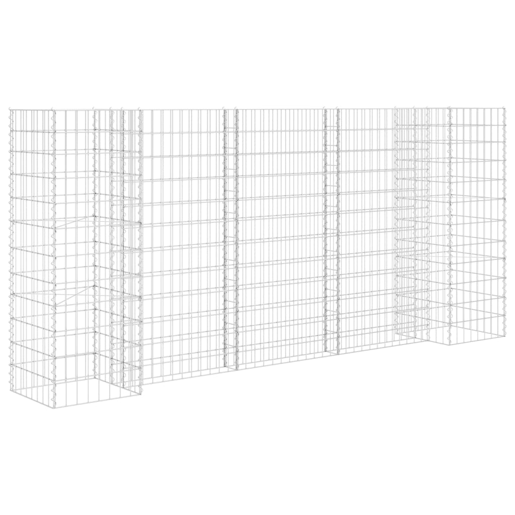 Gabionový Truhlík Ve Tvaru Písmene H Ocelový Drát