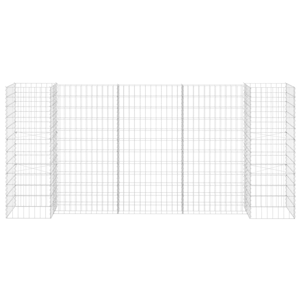 Gabionový Truhlík Ve Tvaru Písmene H Ocelový Drát