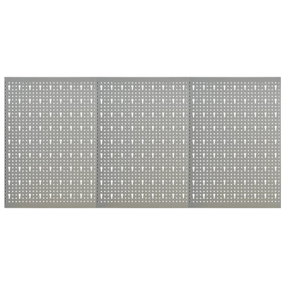 Nástěnné Děrované Panely 4 Ks 40 X 58 Cm Ocel