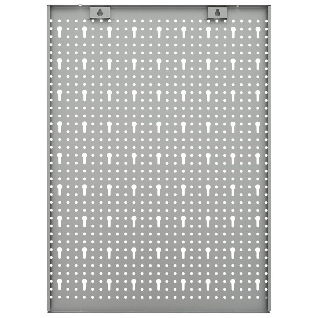 Nástěnné Děrované Panely 4 Ks 40 X 58 Cm Ocel