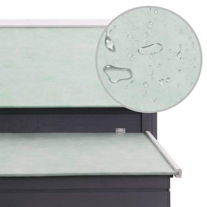 Kurník Šedý 157 X 97 X 110 Cm Dřevo