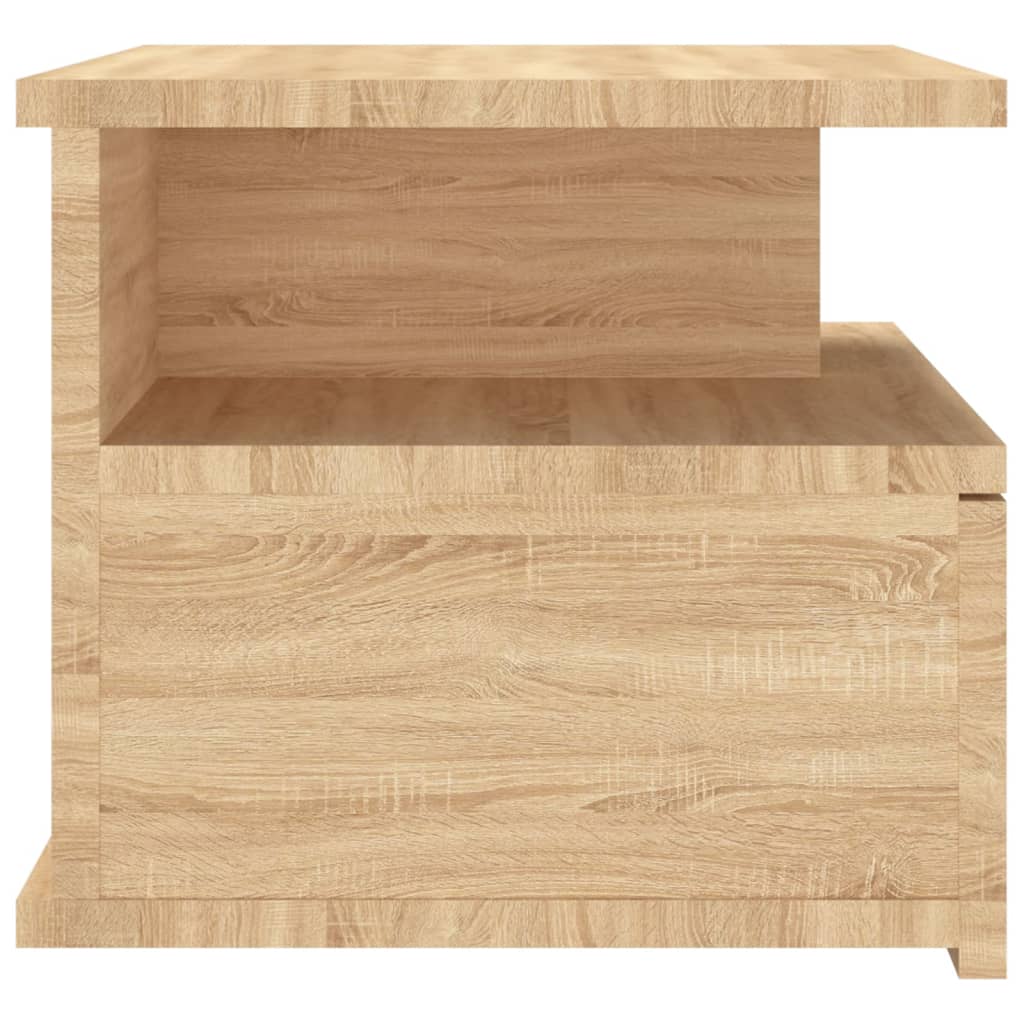 Plovoucí Noční Stolky 2 Ks Dub Sonoma 40 X 31 X 27 Cm Kompozit