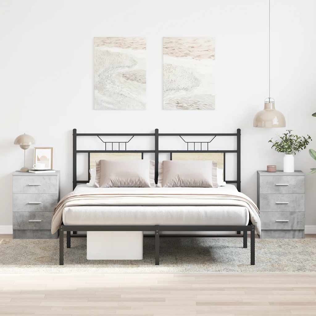 Noční Stolek 38 X 35 X 56 Cm Kompozitní Dřevo