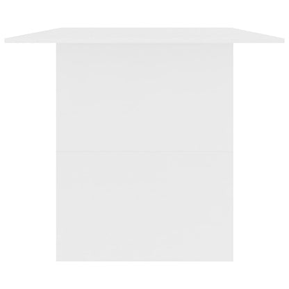 Jídelní Stůl Bílý 180 X 90 X 76 Cm Kompozitní Dřevo