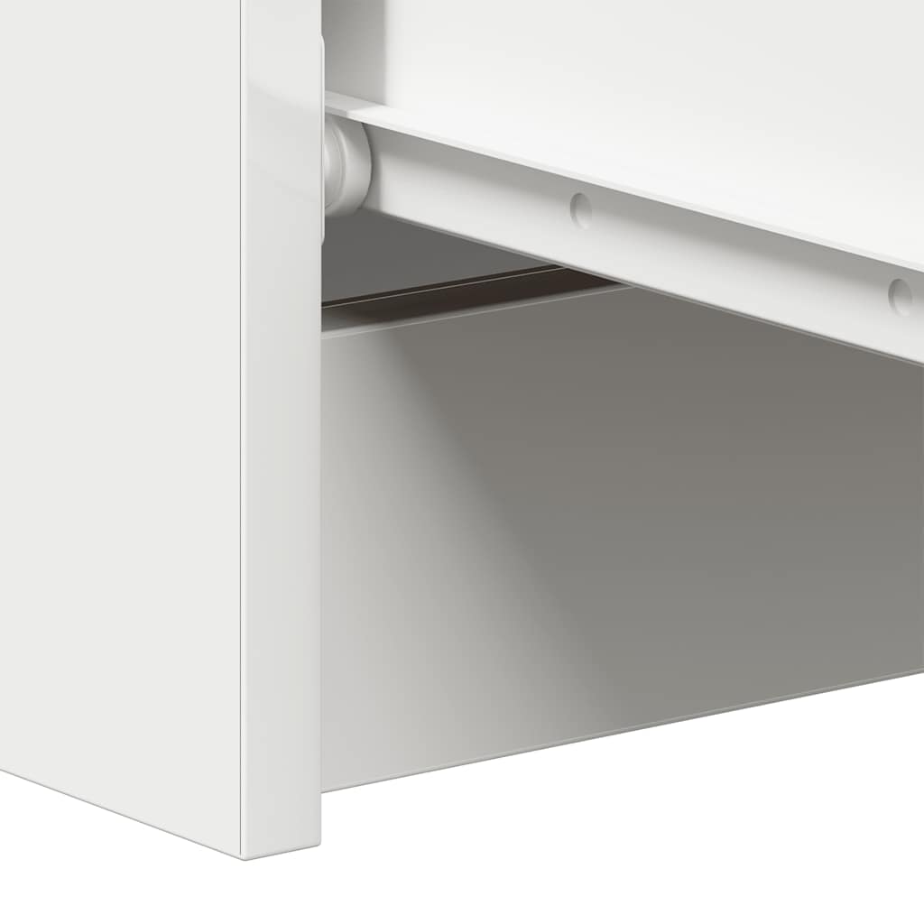 Příborník Bílý 60 X 35 X 98,5 Cm Kompozitní Dřevo