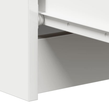 Příborník Bílý 60 X 35 X 98,5 Cm Kompozitní Dřevo