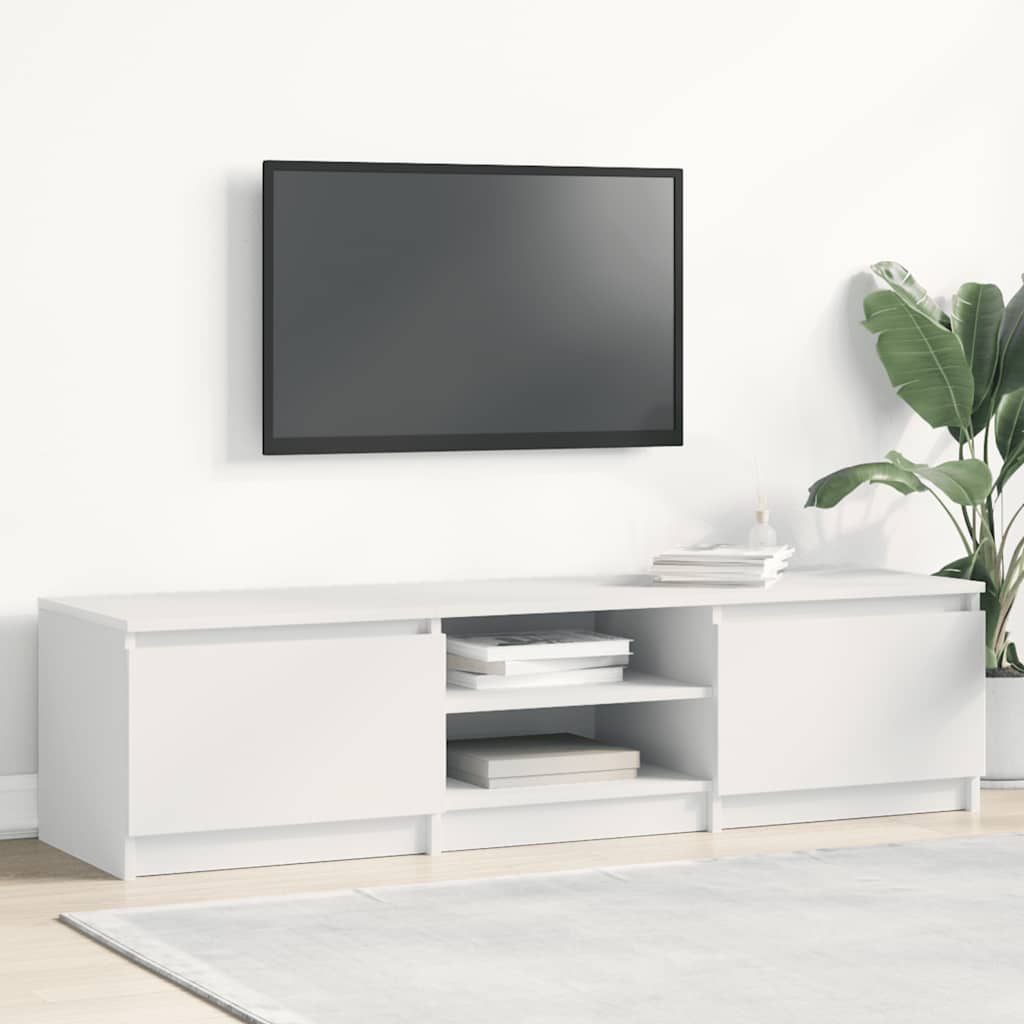 Tv Stolek Černý 140 X 40 X 35,5 Cm Kompozitní Dřevo