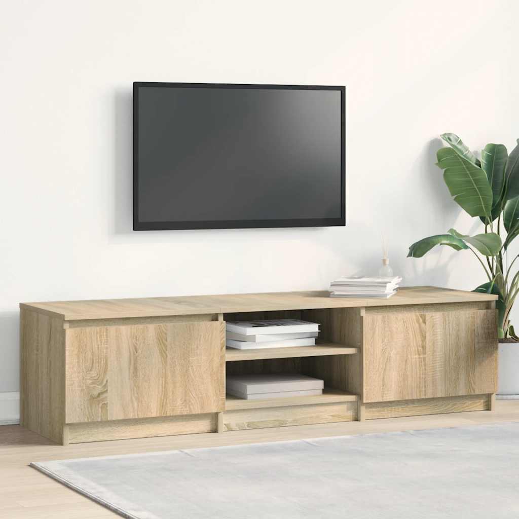 Tv Stolek Betonově Šedý 140 X 40 X 35,5 Cm Kompozitní Dřevo