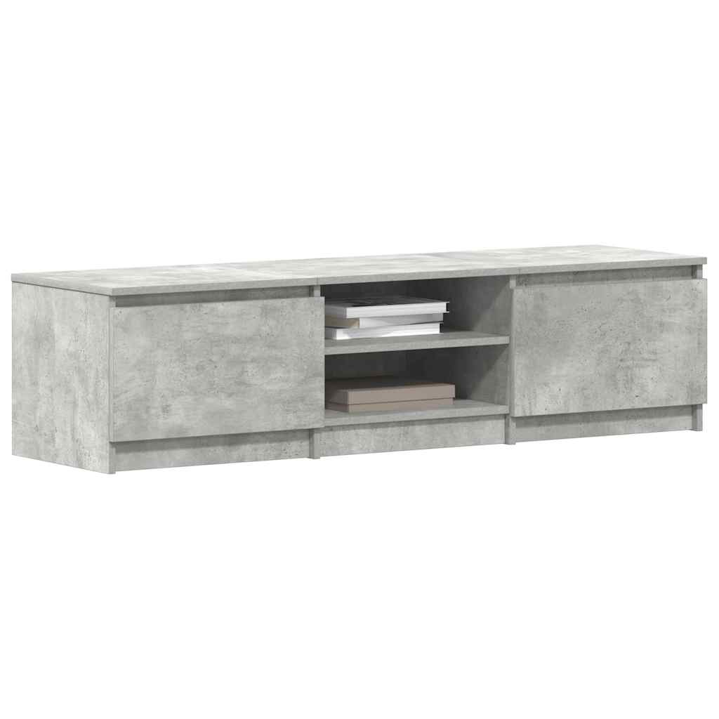 Tv Stolek Betonově Šedý 140 X 40 X 35,5 Cm Kompozitní Dřevo