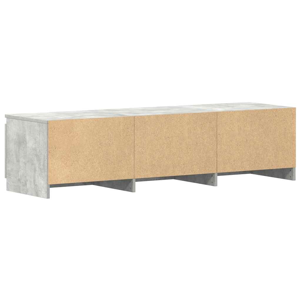 Tv Stolek Betonově Šedý 140 X 40 X 35,5 Cm Kompozitní Dřevo
