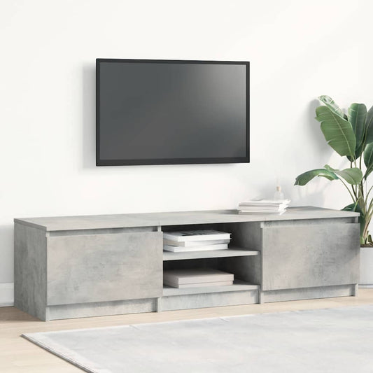Tv Stolek Betonově Šedý 140 X 40 X 35,5 Cm Kompozitní Dřevo