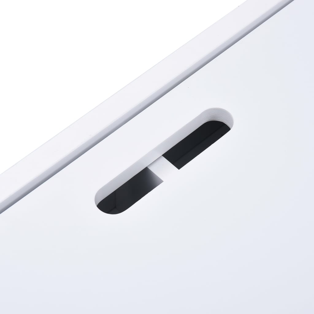 3Dílná Sada Dětského Tabulového Stolu A Židlí Černobílá