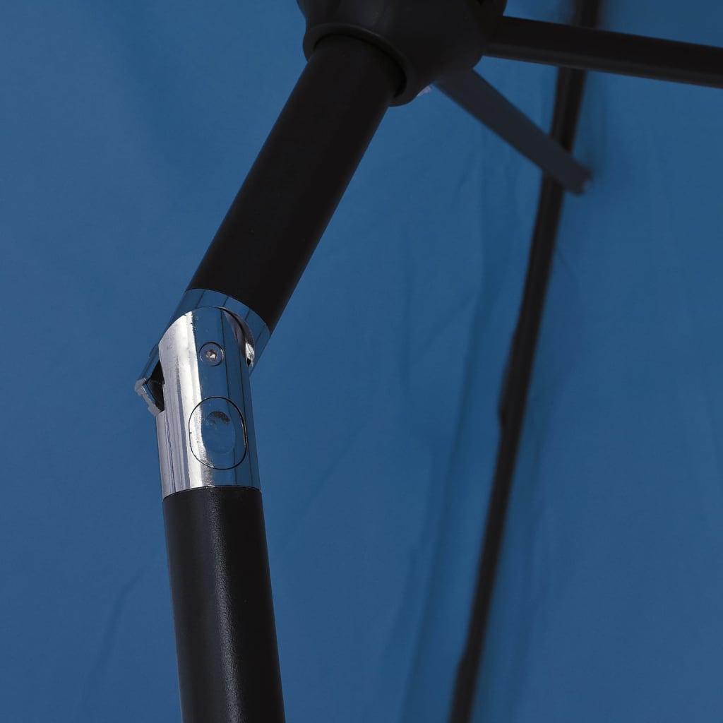 Zahradní Slunečník S Kovovou Tyčí 300 Cm Azurový