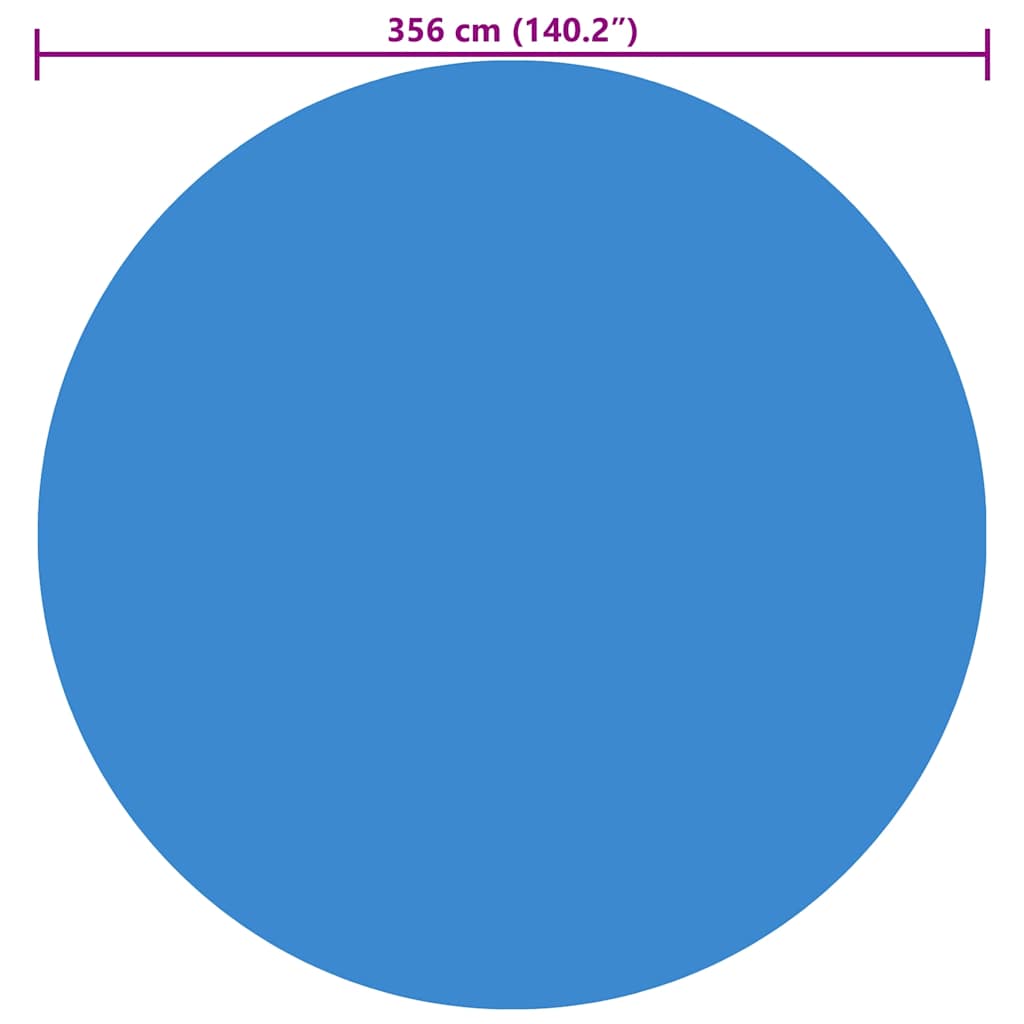 Kryt Na Bazén Modrý 356 Cm Pe