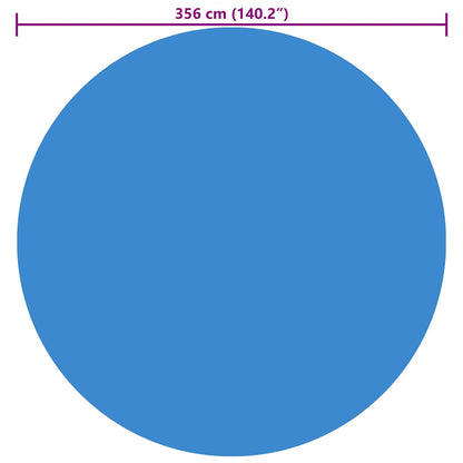 Kryt Na Bazén Modrý 356 Cm Pe