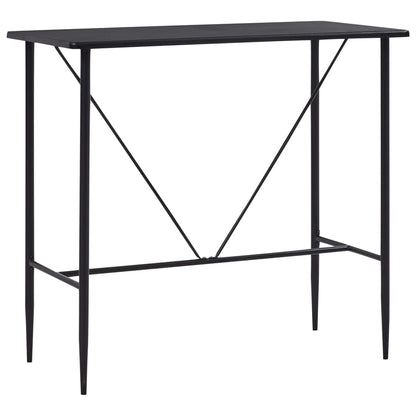 Barový Stůl Bílý 120 X 60 X 110 Cm Mdf