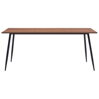 Jídelní Stůl Hnědý Mdf