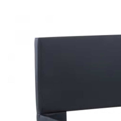 Rám Postele S Led Světlem Černý Umělá Kůže 100 X 200 Cm
